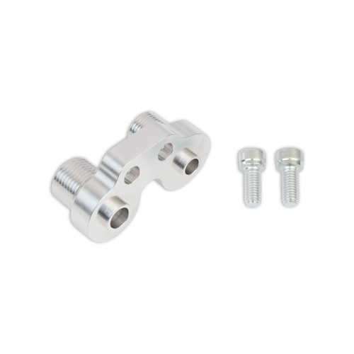 Holley Air Conditioner Compressor Manifold Fittings, SD7 Air Conditioning Compressor, Natural, Each