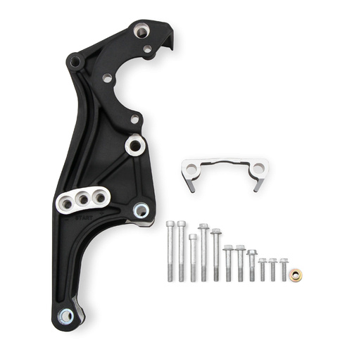 Holley Accessory Drive Bracket Kit, Aluminium, Black, For Chevrolet, LS, Kit