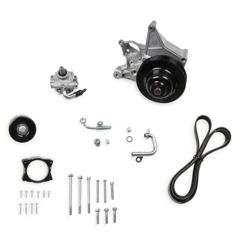 Holley Power Steering Pump, Dry Sump, Small Block Gen V LT4, GM Type 2, Saginaw TC Series, Standard-volume, Each