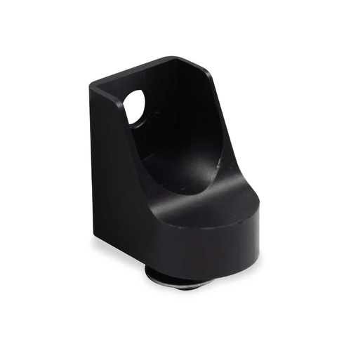 Holley Throttle Cable Bracket, Linkage Plate, Aluminium, Black Anodised, Lokar Style, For Use with Bracket, Each