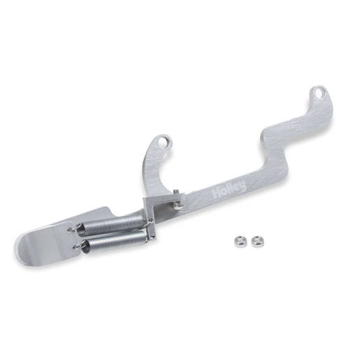 Holley Throttle Return Spring Bracket, Billet Aluminium, Clear Anodised, Dual Spring, Each