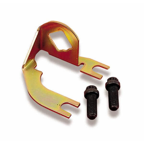 Holley Transmission Kickdown Bracket, Steel, Gold Anodised, For Chevrolet, Small Block, Each