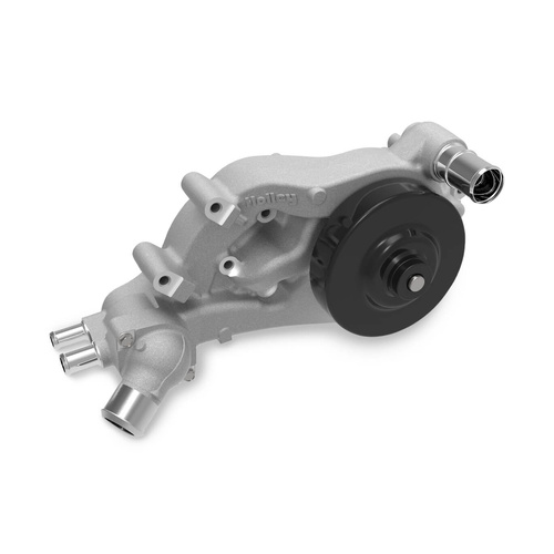 Holley Water Pump, Mechanical, Standard-volume, Counterclockwise Rotation, Aluminium, For Chevrolet Small Block LS, Each