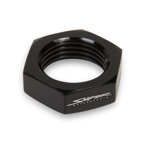 Sniper Adapter, -6AN Bulkhead Nut Black