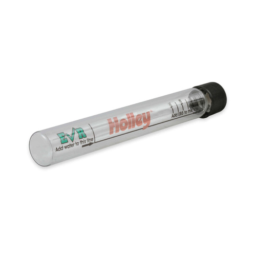 Holley E85 Fuel Test Tube, Clear, Glass, Graduated 70-100 Percent, Each