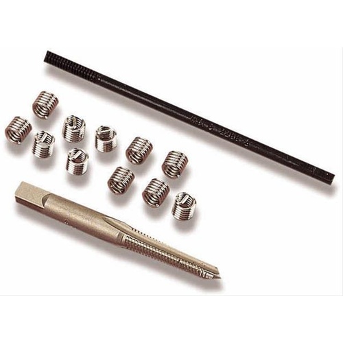 Holley Heli-Coil Installation Tool Kit, Tap, Installation Tool, 10 Heli-Coils, for Fuel Bowl Threads, Kit