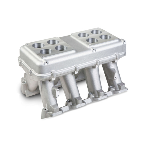 Holley Intake Manifold, Carb, Hi-Ram, 11.08/11.08 in. Height, 7000-8000 RPM, GM LS3/L92, Satin, Each