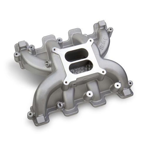 Holley Intake Manifold, Aluminium, Natural Square Bore Flange For Holden For Chevrolet Small Block LS Fits LS3/L92 Heads Each