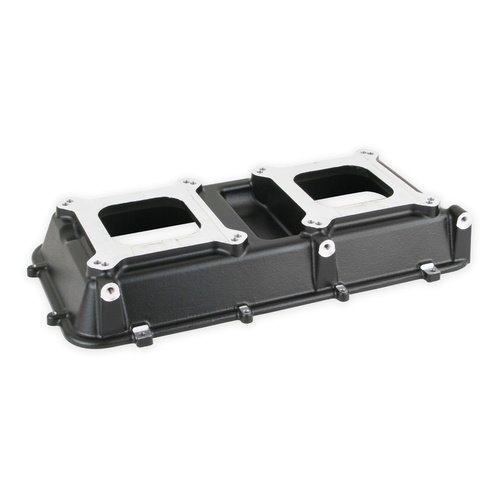Holley Intake Manifold Top, LT Modular Hi-Ram, Top Section Only, Tunnel Ram Style, Aluminium, Black, For Chevrolet, 6.2L, Each