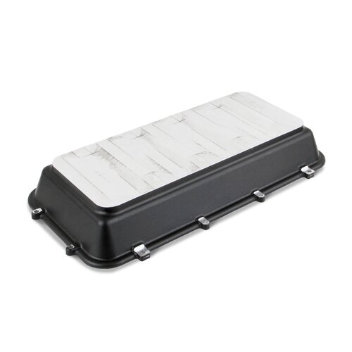 Holley Tunnel Ram Intake Manifolds, Plenum Top, Hi-Ram Blank Flnge-Flatblack