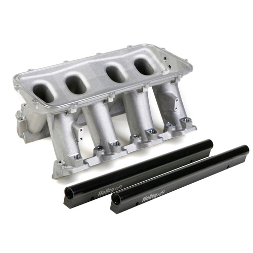 Holley Intake Manifold, For Holden For Chevrolet LS Modular Hi-Ram Base Only Multi-port Aluminium, Natural Chev 7.0L For Holden For Chevrolet LS7