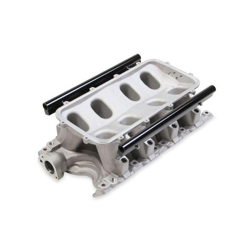 Holley EFI Intake Manifold Base, For Ford 351W Hi-Ram EFI, Base Only, Multi-port, Aluminium, Natural, For Ford, 5.8L, Each