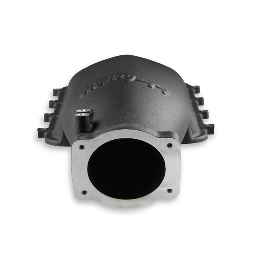 Holley Intake Manifold Top, EFI LS Hi-Ram, Top Section, Multi-port, 105mm Throttle Body, Aluminium, Black, Each