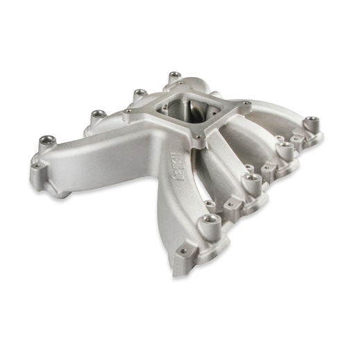 Holley Intake Manifold, EFI, Single Plane, 5.417/5.417 in. Height, 2500-7000 RPM, GM LS7, Satin, Each