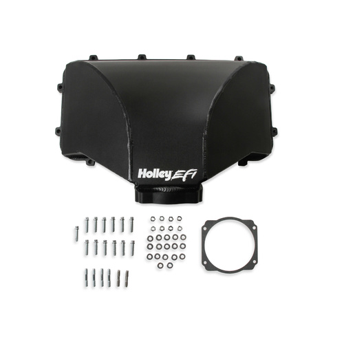 Holley EFI Intake Manifold, Injected, Black, 105mm, Top Section, LS, Kit