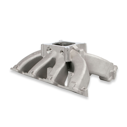 Holley Single Plane, Split Design Natural Finish Race intake Manifold, - GM LS3/L92 - 4150 flange