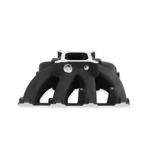 Holley Single Plane, Split Design Black Race intake Manifold, - GM LS3/L92 - 4150 flange