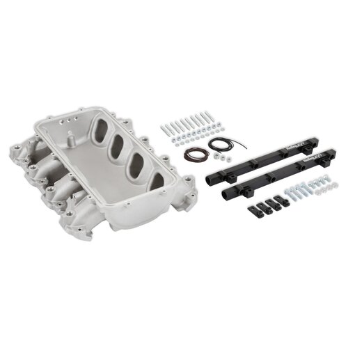 Holley EFI Efi Intake Manifolds, Base Im, Lt Lo-Ram, W-Port F.I. Satin