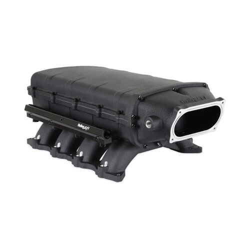 Holley Efi Intake Manifolds, Ultra Lo-Ram Ford Coyote Black