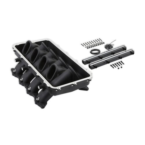 Holley Efi Intake Manifolds, Hi-Ram Base, Ford Coyote Black