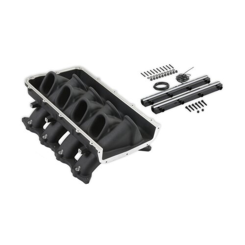 Holley Efi Intake Manifolds, Ultralr Base, Ford Coyote Front Feed Blk