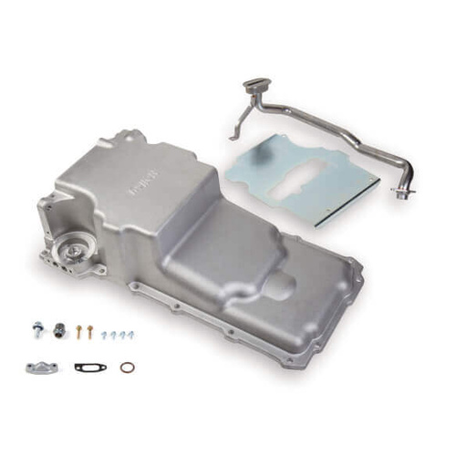 Holley Oil Pan Engine Swap Aluminium Natural 5 3/4 Quarts For Holden For Chevrolet 4.8 5.3 6.0L Each