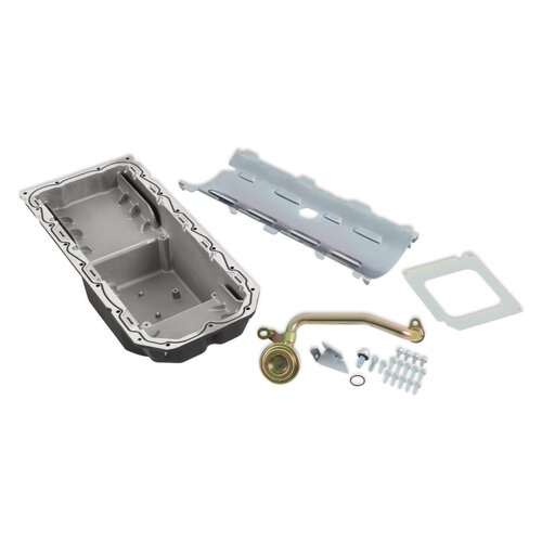 Holley Weiand Oil Pans, Cast Swap Pan, Hemi 6.2 Sc Mid-Sump Bk