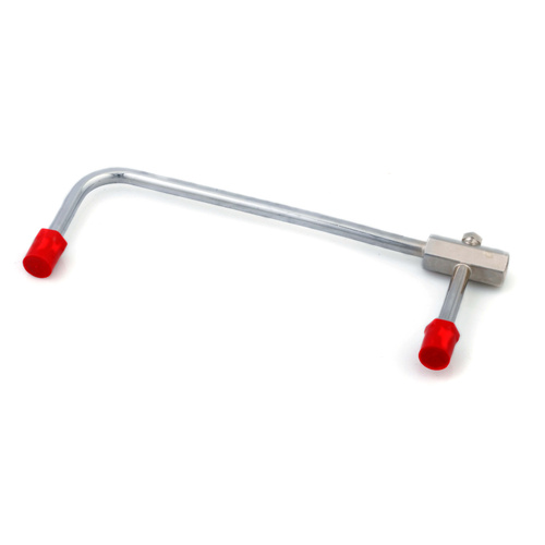 Holley Fuel Line, Chrome, Steel, 4160, 5/8 in. x 18 inverted flare Inlet and outlets, Kit