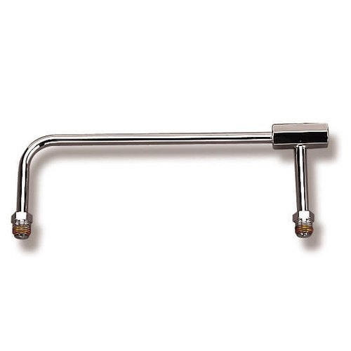Holley Fuel Line, Chrome, Steel, 4500, 5/8 in. x 18 inverted flare Inlet and outlets, Kit