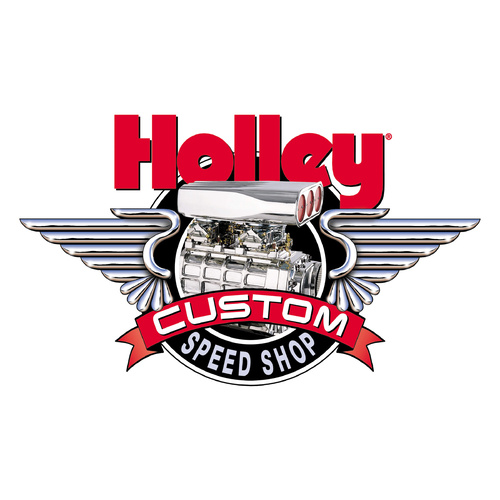 Holley Lg Decal - Custom Speed Shop