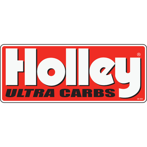 Holley Decal Ultra Carbs - 36 Sq. In.