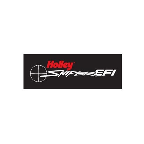 Sniper EFI Sniper Decal, EFI, 3.563 in. by 1.250 in., Vinyl, Black/White/Red, Each