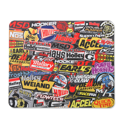 Holley Mouse Pad, Brands, Sticker Bomb Style, Each