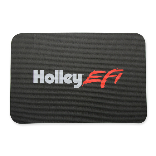 Holley Workbench Mat, Laptop Tuning, EFI, 12 in. Length, 18 in. Width, Foam, Black, Each