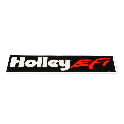 Holley EFI Decal, Vinyl, Black/Silver/Red, Logo, Each
