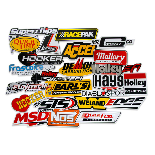 Holley in.Go Fast in. 24 Vinyl Decal Pack
