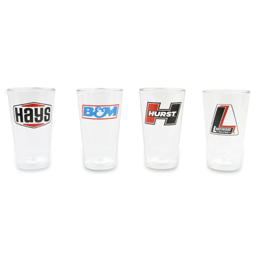 Holley 16Oz Glasses Assortment W/Logo-4Pk