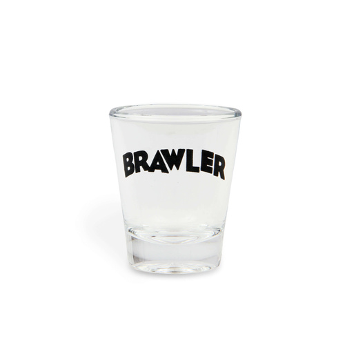 Holley Shot Glass, 2 oz, Brawler Logo, Each