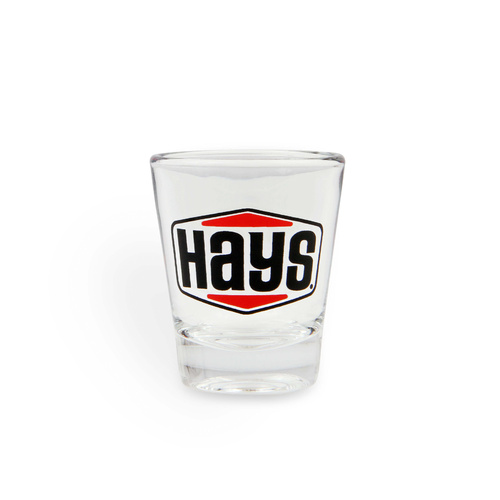 Holley Shot Glass, 2 oz, Hays Logo, Each