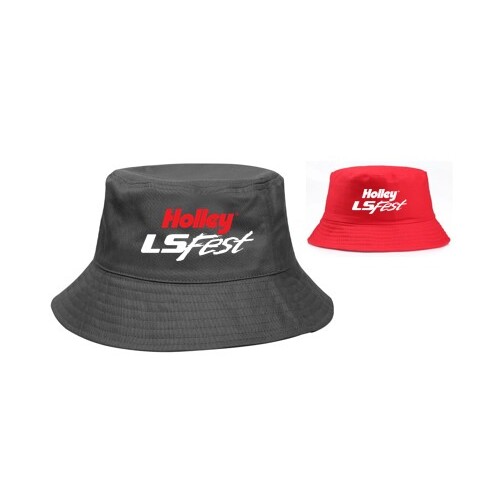 Holley Ls Fest Reversible Bucket Hat, Reversible Holley Ls Fest Bucket Hat., Black / Red