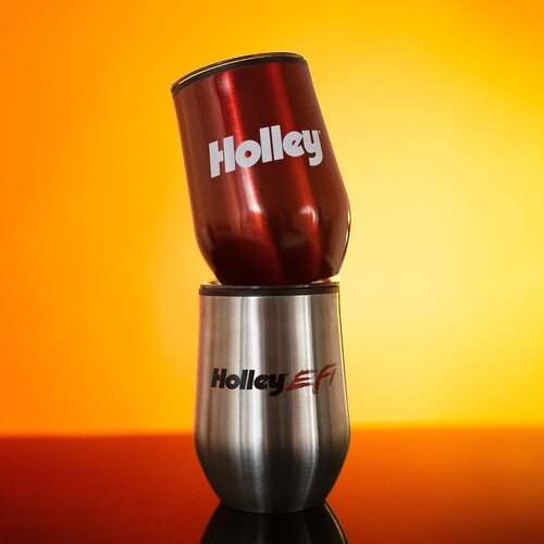Holley EFI 12Oz Stainless Sl Wine Tumbler, Holley Efi 12 Oz. Stainless Sl Wine Glass Tumbler, Silver