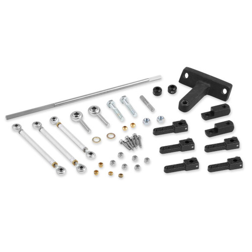 Weiand Throttle Linkage Kit, Tunnel Ram, Dual Quad, Side Mount, For Chevrolet, 396/454/502 Big Blocks, Kit