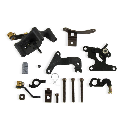 Holley Choke Conversion Kit, Manual, Hard Core Gray Aluminium Choke Cover Plate, 2300, 4150, 4160, Kit