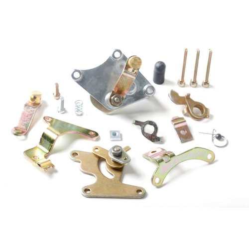 Holley Choke Conversion Kit, Manual, Shiny Aluminium Choke Cover Plate, 2300, 4150, 4160, Kit