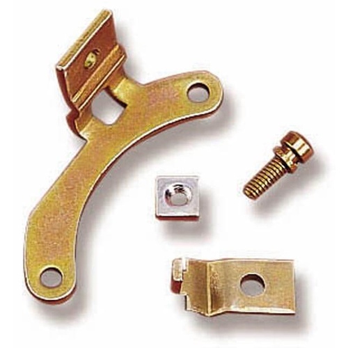 Holley Bracket, Steel, Gold Iridited, Carburetor Cable Mount, 4010/4150/4160, Each
