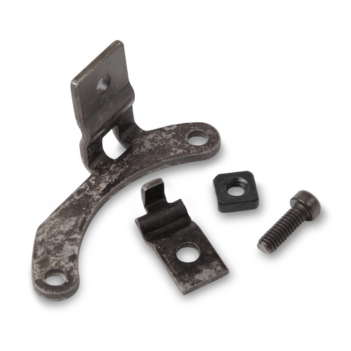 Holley Choke Cable Bracket, Steel, Black, Kit