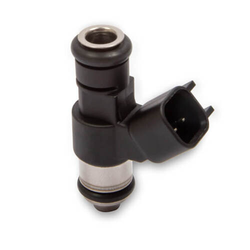 Holley EFI Holley Fuel Injector, 100 lb/hr, PICO/EV6 Style, High Impedance, 1.85 in. Length, Black, Each