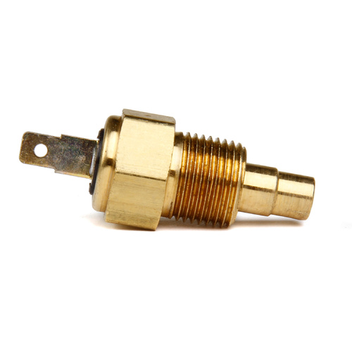 Holley EFI Coolant Temperature Sensor, Brass, Natural, Pro-Jection, Analog, 3/8 in. NPT, Each