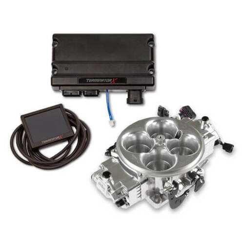 Holley EFI System, X Stealth, Shiny, 8 Injectors, Kit