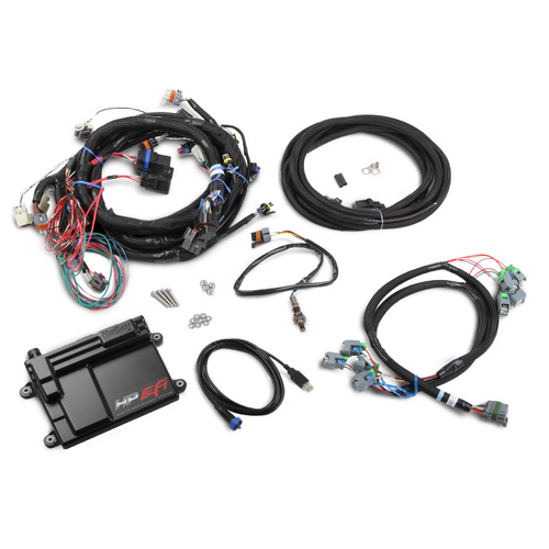 Holley EFI Engine Management Systems HP EFI ECU Kit For GM LS2/LS3 Engines With 58x Crank Sensor NTK O2 Sensor Each